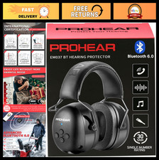 Bluetooth Hearing Protection Headphones, 30dB Noise Reduction, Rechargeable 1100