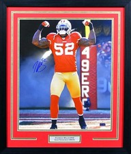 PATRICK WILLIS AUTOGRAPHED SAN FRANCISCO 49ERS 16x20 FRAMED PHOTO JSA