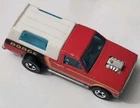 Official 1979 Vintage Hot Wheels Dodge D50 Red Pickup Camper Truck Loose