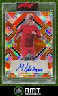 2022 Leaf Metal #BA-MW1 Max Woltman Auto Crystal Orange 5/7 Macclesfield FC