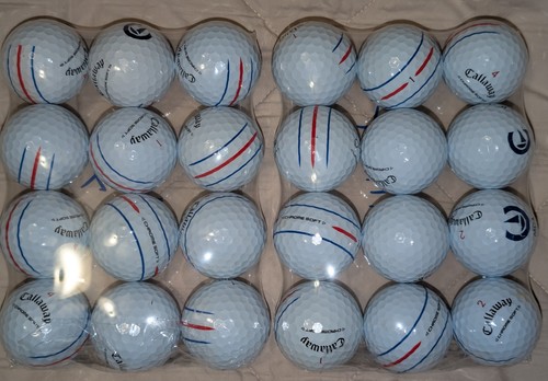 2 Dozen Used Callaway Chrome Soft golf balls. Mint-plus/ no cuts or scuffs. - Picture 2 of 2