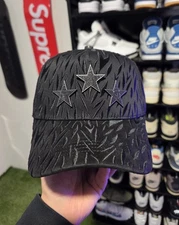 EL BARBAS HAT X CT “Rockstar” BLACKOUT Rhinestone - Brand New ✅️ Fast Shipping 