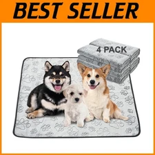 Absorbent Dog Training Pads - 34"x36" 4 Pack