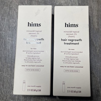 Hims Hair Regrowth Treatment for Men 2.11oz x 2 Pack Exp 04/2027