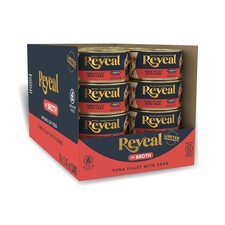 Reveal Natural Wet Cat Food Tuna w/ Crab Grain Free 24 x 2.47oz Cans 9.33 per gallon