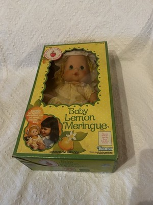 Kenner 1982 Strawberry Shortcake 14'' BABY LEMON MERINGUE Blow Kiss Doll Sealed 