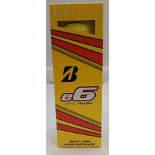 Golf Balls Bridgestone 3 Optic Yellow e6 Soft Feel Long Distance 3 Pack