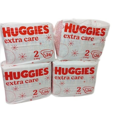 Huggies Extra Care Windeln Größe 2 3-6 kg saugfähig Disney Design Baby