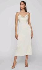 VILA Viravenna Strap Occasion Cream Maxi Dress UK 14 EU 42 BNWT