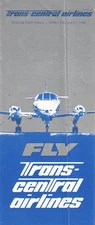 Trans-central airlines timetable 1981/07/01