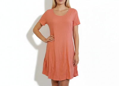 Kleid Arizona AJC Damen apricot Ton 34 bis 36 A-Linie weich fallend  (182) NEU