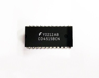 10 Pcs CD4515BCN DIP-24 CD4515 4-to-16 Line Decoders Kd #md