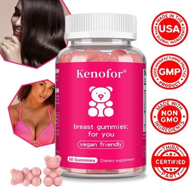 Breast Suleppment-W/ Chaste Tree Berry Dong-Quai Extract Promote Growth,60 Gummy
