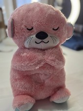 Fisher-Price Baby Toy Soothe  n Snuggle Otter, Pink Plush Portable Sound Machine