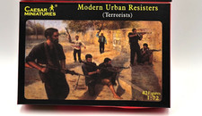Caesar Miniatures 031 Modern Urban Resisters 1:72 Scale RETIRED 42 Figures NEW