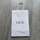 Dior White Solid Paper Gift Bag with Rope Handles, 38 x 25 x 13 cm