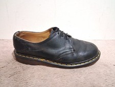 Vintage 1461 Dr Martens Air Wair Black Made In England Shoes Mens Size 6