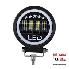 50W Add-On Fog Lights Floodlight LED Work Light Pods Floodlight "Round" Style