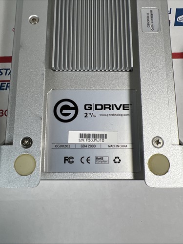 4X G-Technology G-DRIVE 2TB External Hard Drives (No Cords)- SAME DAY -WARRANTY - Picture 10 of 13