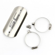Motorcycle Exhaust Middle Pipe Heat Shield Link Cover Muffler Protector Guard #F