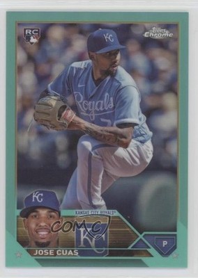 2023 Topps Chrome Update Aqua Refractor 1/199 Jose Cuas #USC45 Rookie RC 0nr3