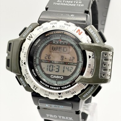 Working CASIO PRO TREK PRT-40 Digital Watch