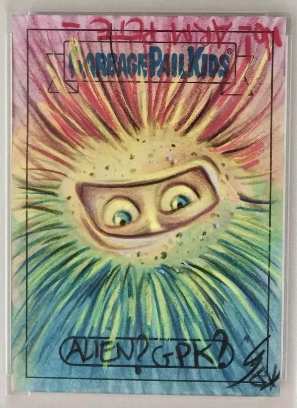 2023 TOPPS GARBAGE PAIL KID SKETCH CARD ARM PETE SIGNED BY GREG TRIEZE GRADED - Image 2 of 4