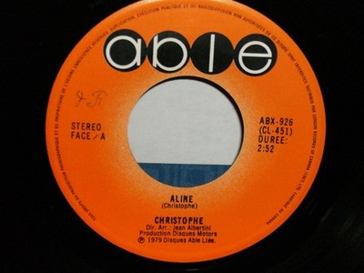 Christophe - Aline (7'')