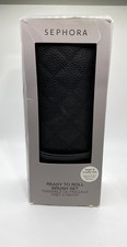 Juego de 10 brochas de maquillaje listas para rodar Sephora Collection ~ estuche de viaje negro