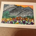 Mountain Range with golden sky — photo 2
