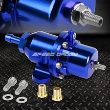 FOR HONDA ACURA DOHC B16 B18 F20 BOLT-ON ADJUSTABLE FUEL PRESSURE REGULATOR BLUE