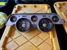 1967-68 Mustang Instrument Cluster 6000rpm Tach 120 Speedo W Trip Reset Clock 1967-68 Mustang Instrument Cluster 6000rpm Tach 120 Speedo W Trip Reset Clock