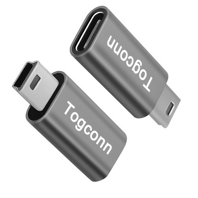 USB C to Mini USB Adapter 2 Pack USB Type C Female to Male Converter
