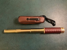 Tasco Telescope 25x30mm Brass 13" Collapsible Pirate Style with Case