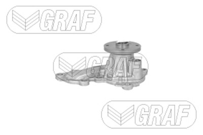 Wasserpumpe Motorkühlung GRAF PA1411 für KIA PICANTO 2 TA 3 JA