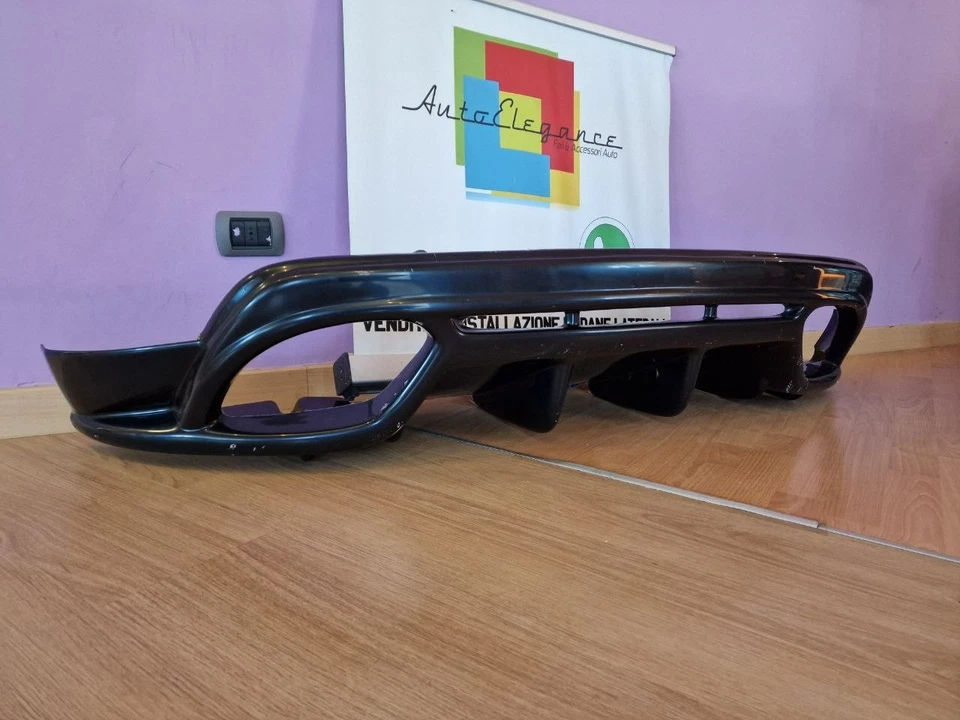 💕ART. 0405 DIFFUSORE ALFA ROMEO GIULIETTA LOOK QUADRIFOGLIO NERO LUCIDO💕 - Immagine 4 di 4