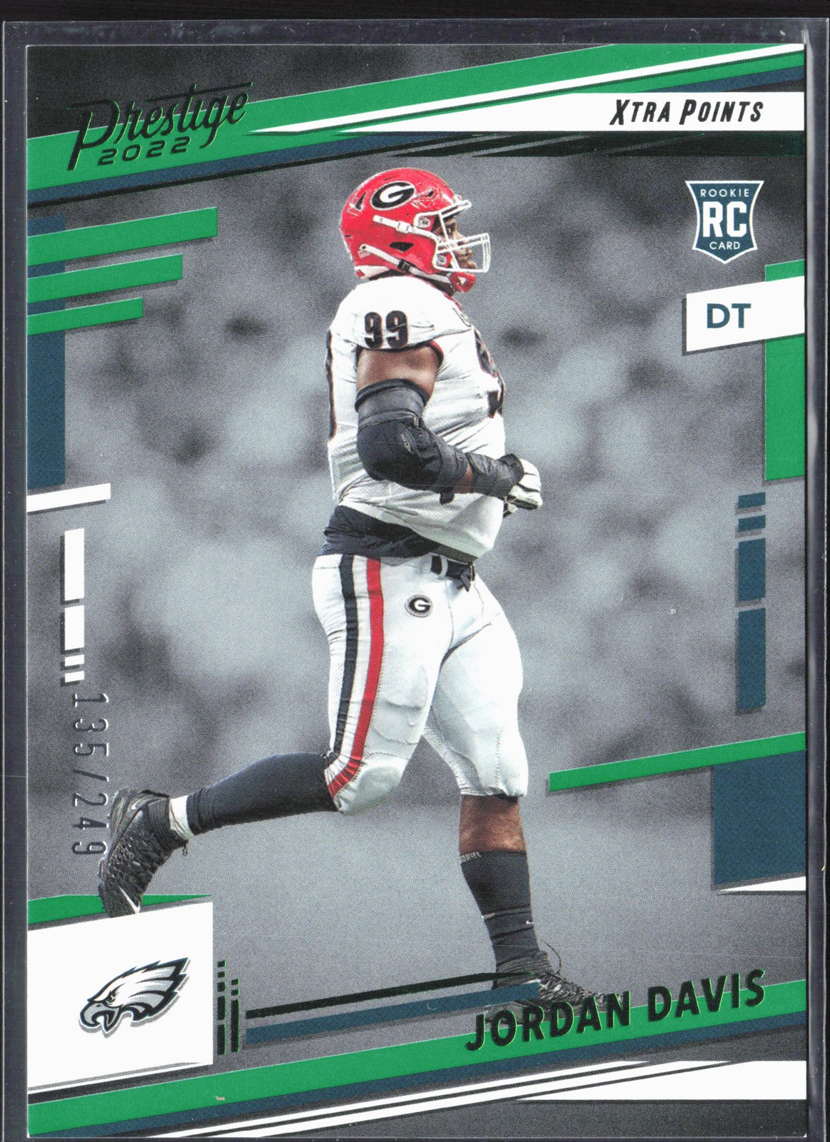 JORDAN DAVIS RC 2022 Panini Prestige #339 Philadelphia Eagles Rookie