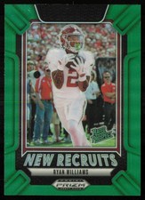 2025 Panini Prizm Draft Picks - New Recruits Ryan Williams #23 Green Prizm (RC)