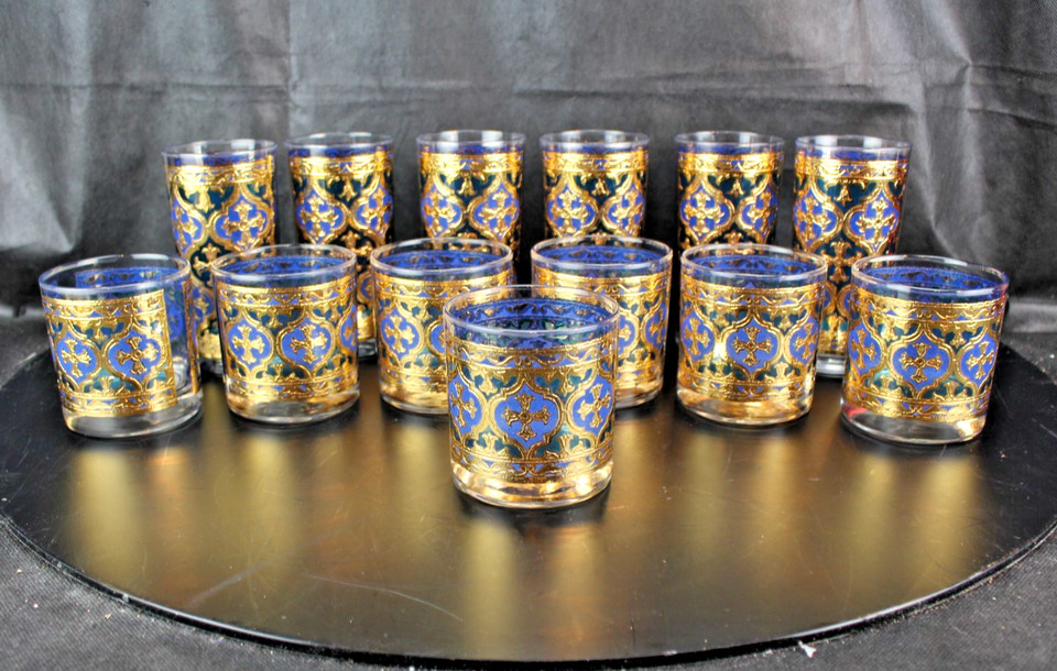 A 13-piece Georges Briard Firenza barware set is serious mid-century collector gold — signed Briard pieces command a room and a cocktail hour.