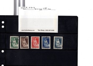 BH GOLDPATH: FINLAND STAMP, CAT VALUE $11.25, #227-9, #231-2 BHS_001_146_13