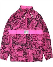 VINTAGE Damen Anorak Jacke UK 16 Large Rosa G...