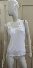COSABELLA NWT Bright White TALCO CURVY RACERBACK CAMISOLE w/ Liner Sz M