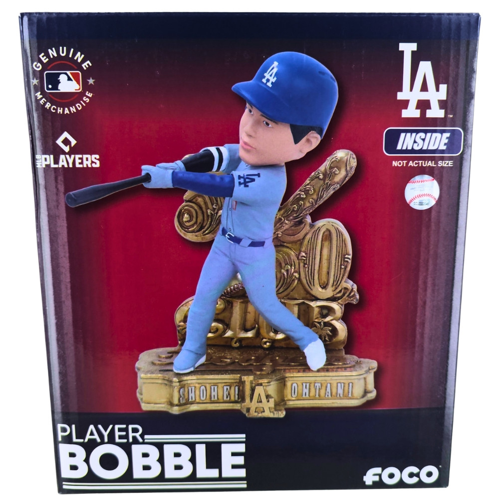 Shohei Ohtani 50/50クラブ ボブルヘッド Shohei Ohtani Los Angeles Dodgers 50/50 Club Gold 8