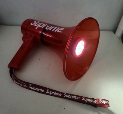 FW21 Supreme X Pyle Wasserfest Megaphone LED Zubehör Lautsprecher Blowhorn