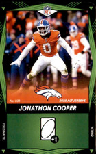 2025 Uno Elite Alternate Jersey Green - Jonathon Cooper Denver Broncos #033