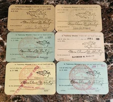 1918-1923 ORIGINAL NEW JERSEY Auto Driver’s License Elsie M Reitze / Female RARE