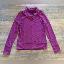 Prana women’s size large Marin long sleeve pullover active top with thumb holes