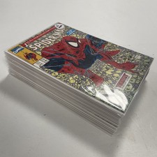 Spider-Man #1 1990 VF/NM Grey Web Todd McFarl...