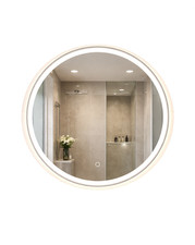 Specchio Rotondo luminoso LED 15W accensione Touch Diametro 58cm Dimmerabile