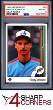 1989 UPPER DECK STAR ROOKIE #25 RANDY JOHNSON RC EXPOS HOF PSA 8